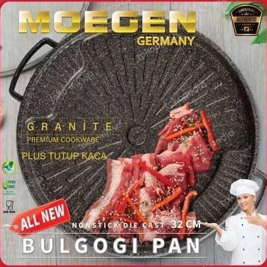 Bulgogi Pan Moegen 32 Cm All New Bulgogi Grill Bbq Pan Dishellara