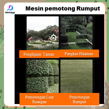 Alat Pemotong Rumput Elektrik Tanpa Kabel Portable Mesin Potong Rumput