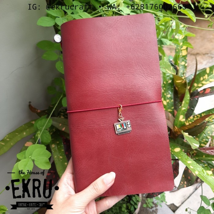 

MURAH GENUINE LEATHER COVER TRAVELERS NOTEBOOK (MIDORI)