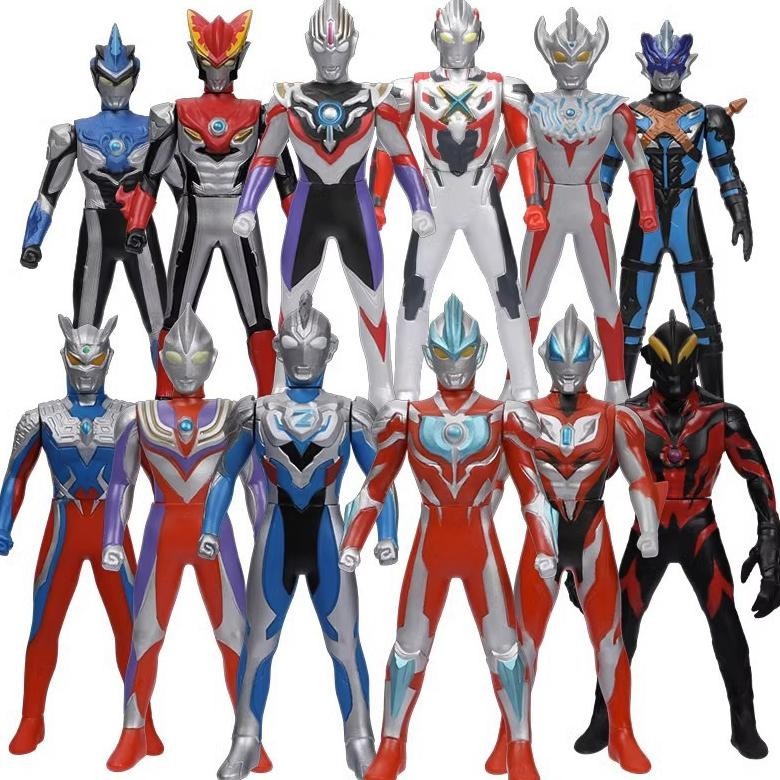 (mainan) Mainan Ultraman Bahan Karet 23CM Action Figure TERLARIS