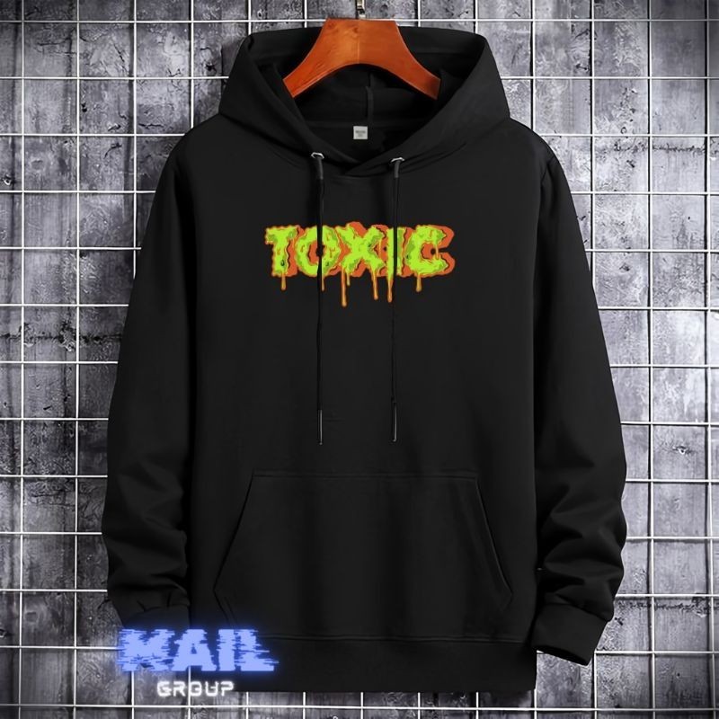 Hoodie pria/wanita Hoodie flecce TOXIC Baru keren kekinian