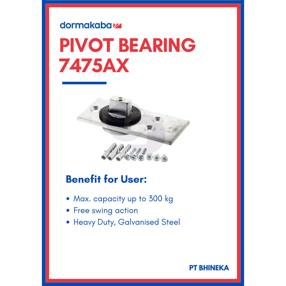 Dorma Pivot Bearing 7475Ax Dormakaba 7475 Heavy Duty