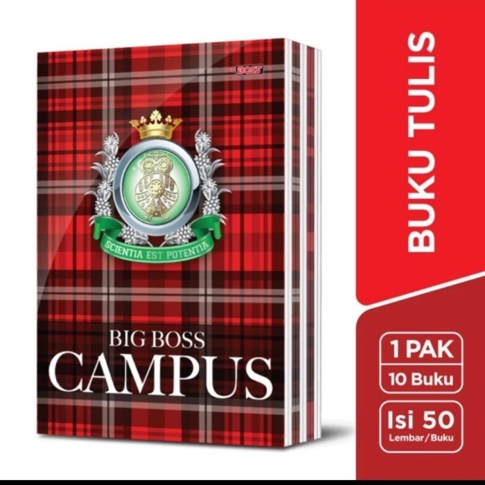 

HOT PROMO Buku Tulis Campus Big Boss 50 lembar (10 Buku)
