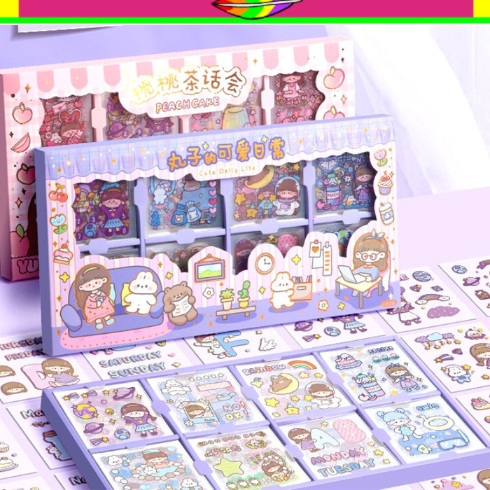 

HRG DISKON Sticker Momo Isi 200 lbr Stiker Buku Diary DIY Hp Memo Journal Catatan