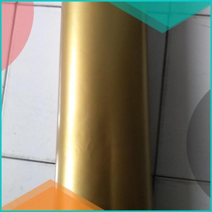 Stiker skotlet warna gold glossy lebar 45cm 19F3B2024 suku cadang