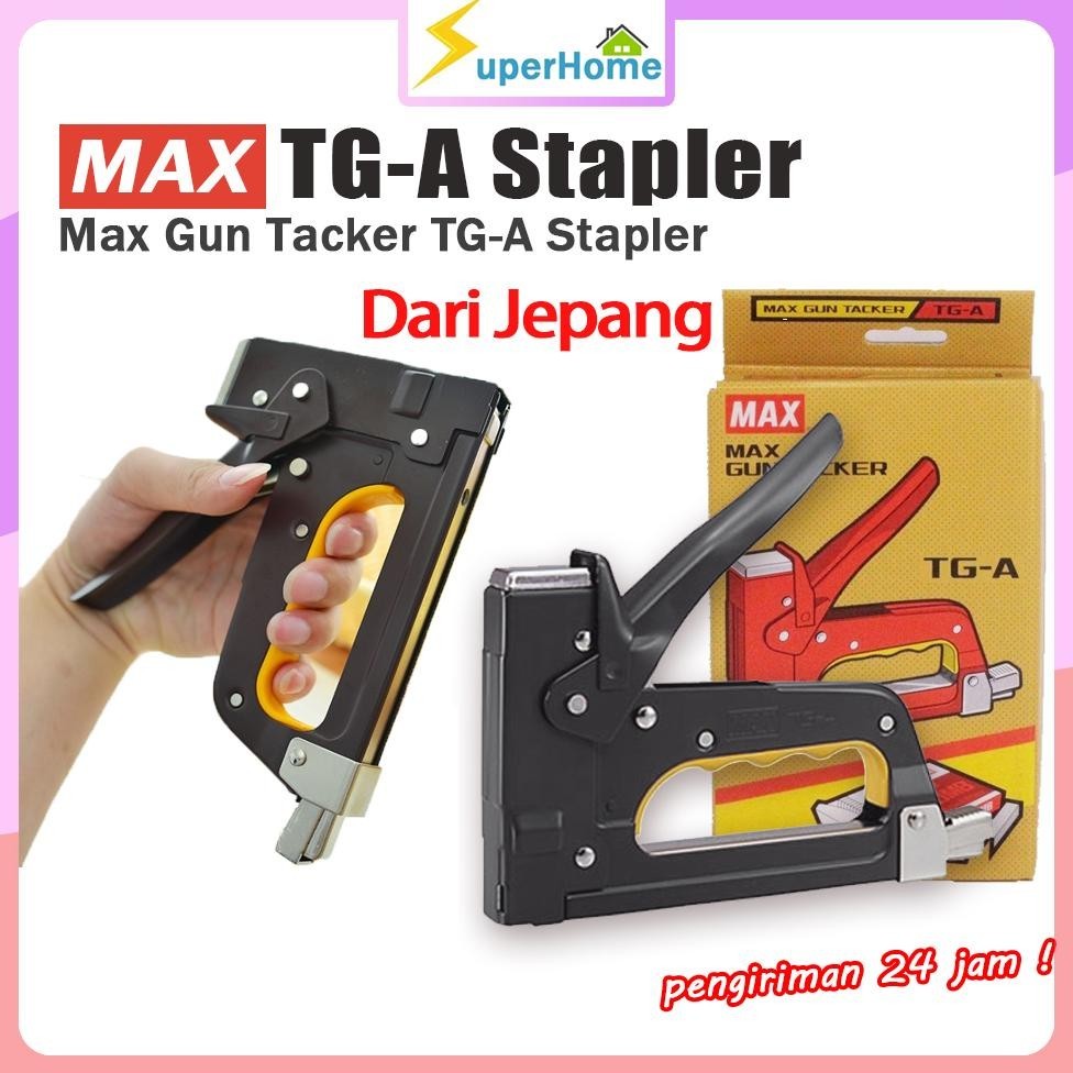 

Banyak Diskon!!! Max Gun Tacker Tg-A Stapler / Staples Tembak T3-10Mb /Isi Stapler Tembak/Diimpor Dari Jepang Stapler Manual