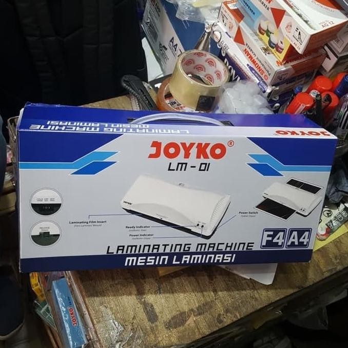 

Banyak Promooo !!! Mesin Laminating Joyko Lm01 Lm 01 F4 Folio Laminasi Ktp A4 Panas Dingin Hot Cold Portable Portabel