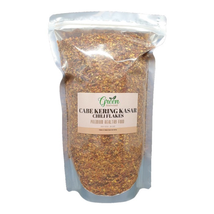 

Cabe Kering Kasar 500 Gram Premium Lokal Asli - Chili Flakes 500 Gr