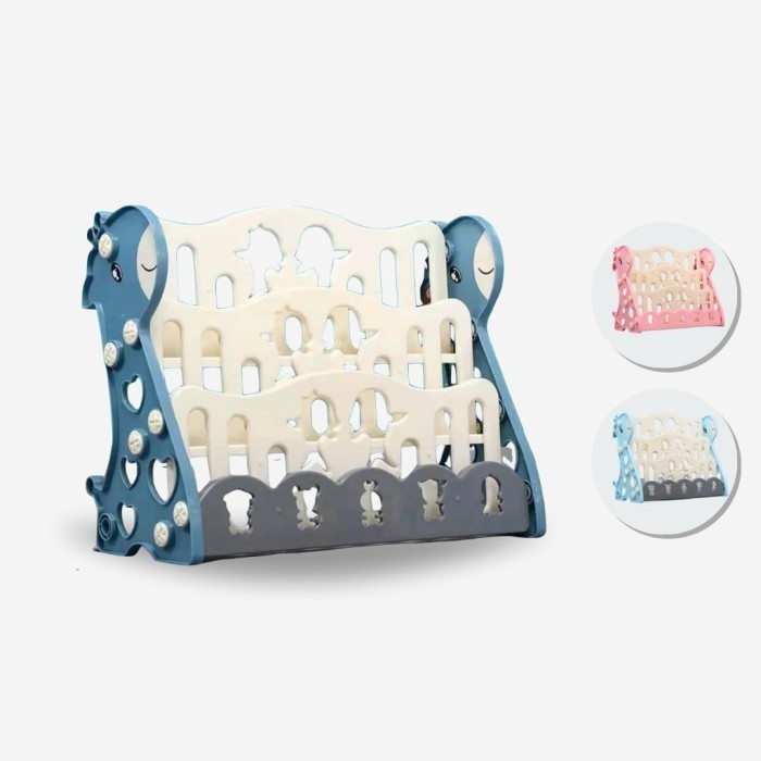 RAK BUKU ANAK LEMARI BUKU ANAK RAK PENYIMPANAN BUKU ANAK KIDDAILY