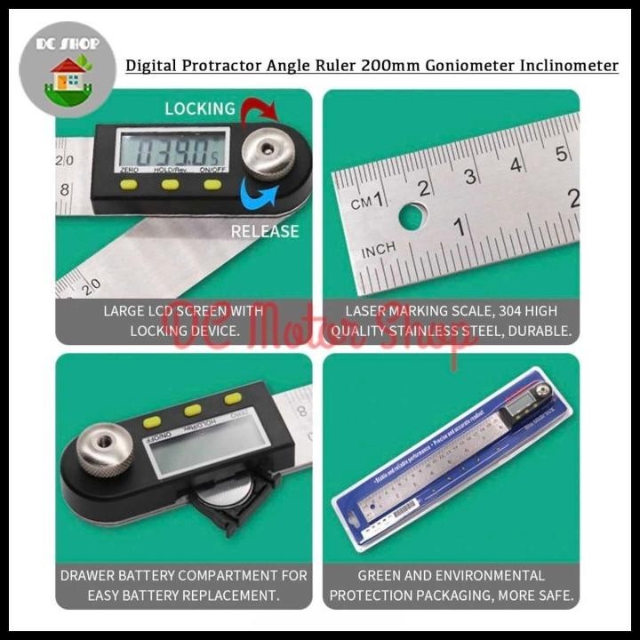 

HOT DEAL DIGITAL PROTRACTOR ANGLE RULER GONIOMETER INCLINOMETER PENGGARIS BUJUR !!!!!