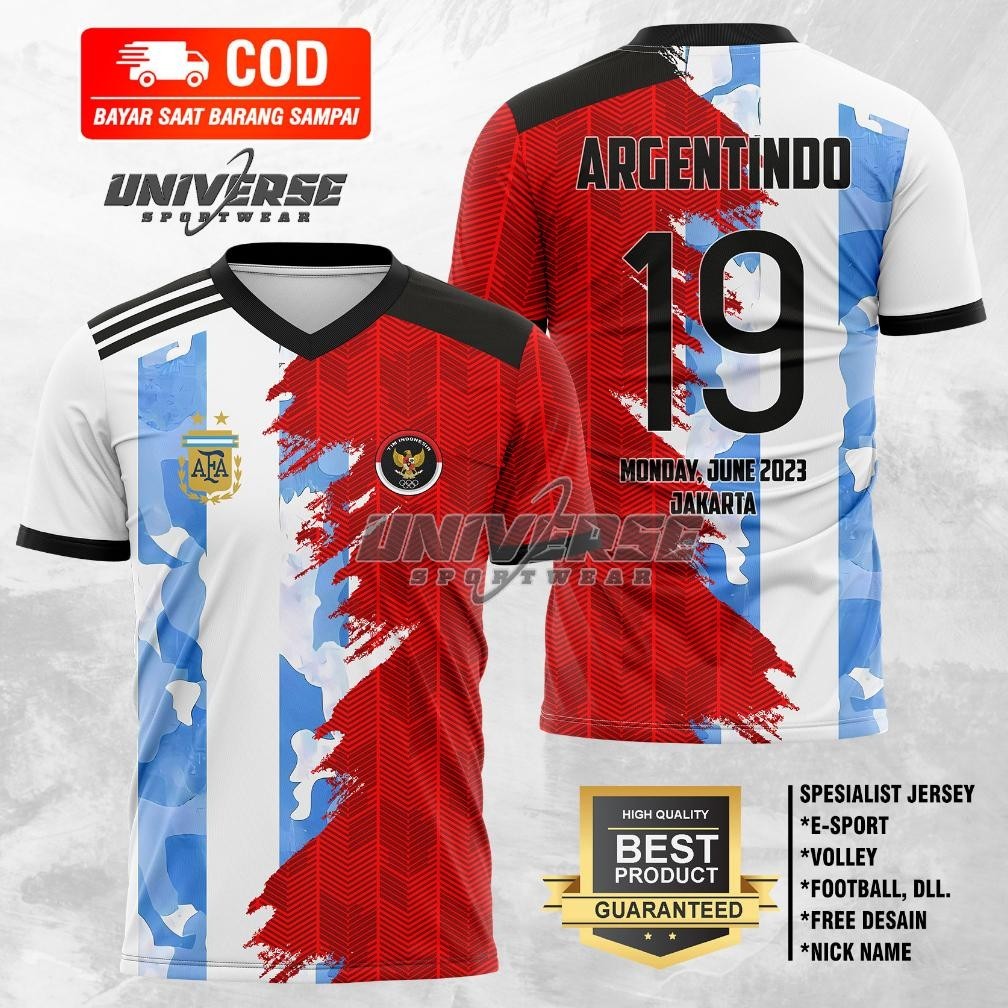 Jersey Timnas Indonesia 2023 Jersey Indonesia Jersey Timnas Argentina 2023 Jersey Argentina Indonesi