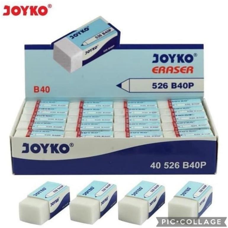 

Penghapus Joyko Putih / Eraser B40Bp / Penghapus Kecil Joyko Launmiwhitetu