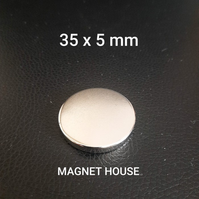 

Magnet Neodymium Bulat Koin 35X5 Mm 35X5Mm 35 X 5 Mm 35Mmx5Mm 35*5 Mm
