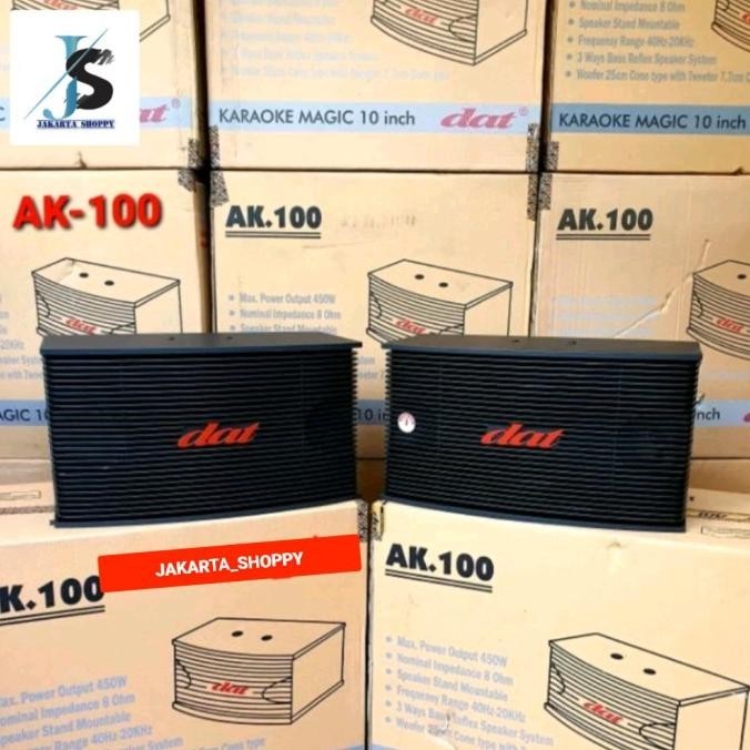 Speaker Pasif Dat Ak100/10 Inch Pasif Speaker Premium Berkualitas