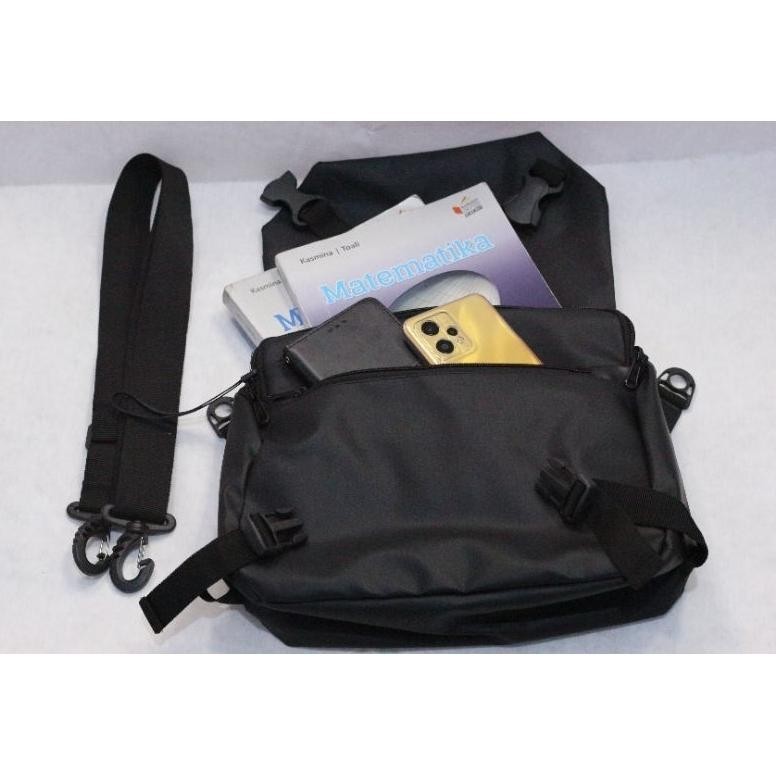 MATERNAL DISASTER #TAS SELEMPANG PRIA WANITA,TAS SELEMPANG MATERNAL, SLING BAG. VIRAL