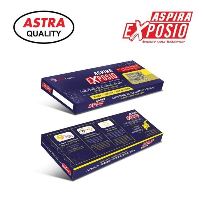 Rantai Motor Gold Aspira Exposio Cb 150R, Mx King, Vixion, Dll