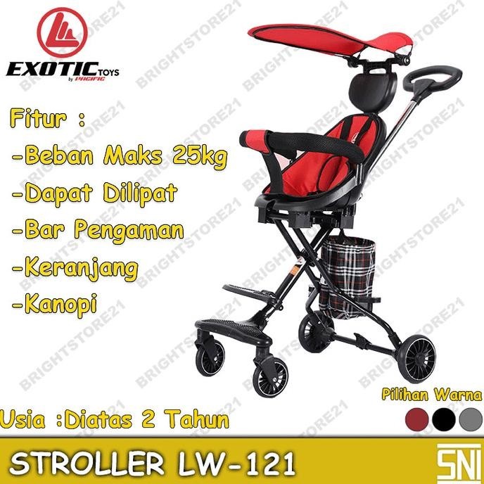 Dorongan Kereta Bayi Magic Stroller Exotic Et Lw-121  Lw121 Lw 121 Kualitas Premium