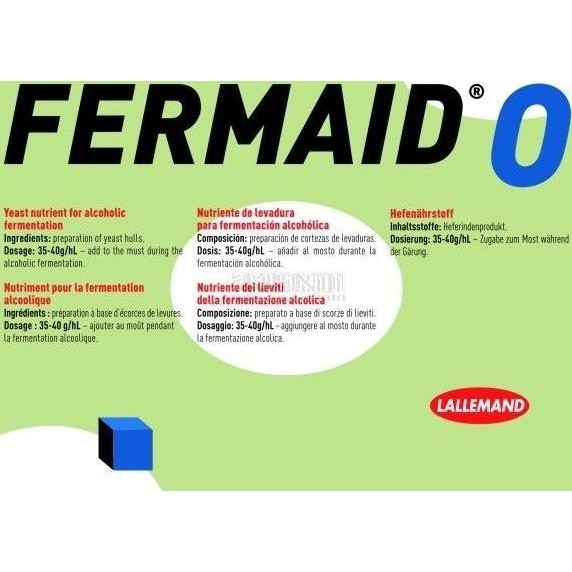 

FERMAID O 100g. Organic Yeast Nutrient by Lallemand