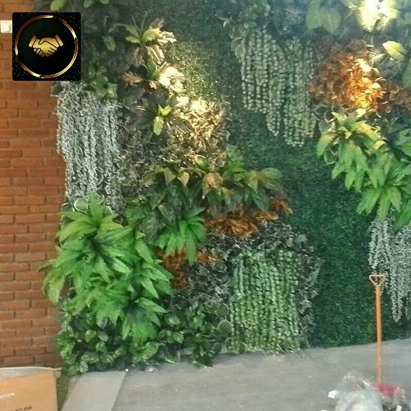 Vertikal Garden Sintetis Murah , Tanaman Plastik