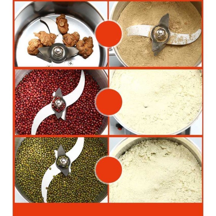 Mesin Penggiling Bumbu Bubuk Halus Kering Electric Spices Grinder