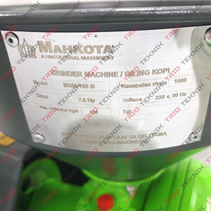 Mesin Giling Penggiling Biji Kopi Rempah Tepung Mahkota Mgm-150 G