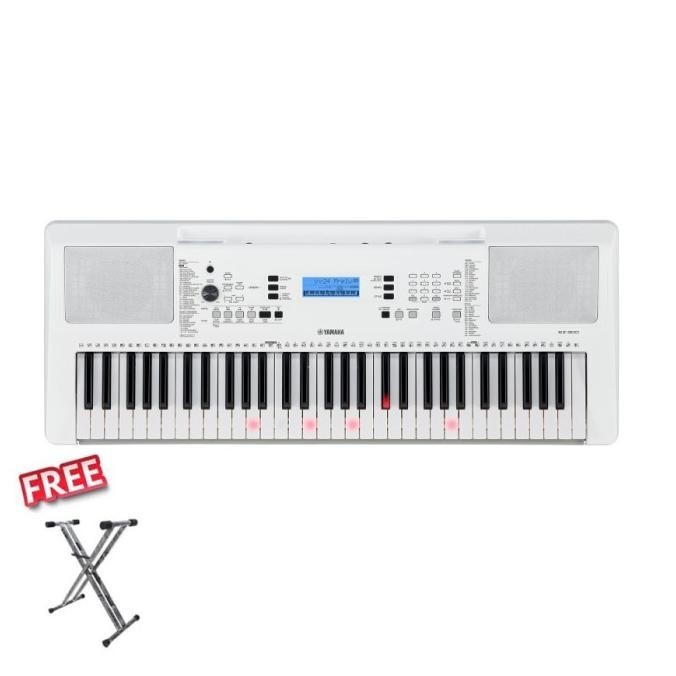 YAMAHA KEYBOARD EZ-300 / EZ 300 WHITE + STAND KEYBOARD