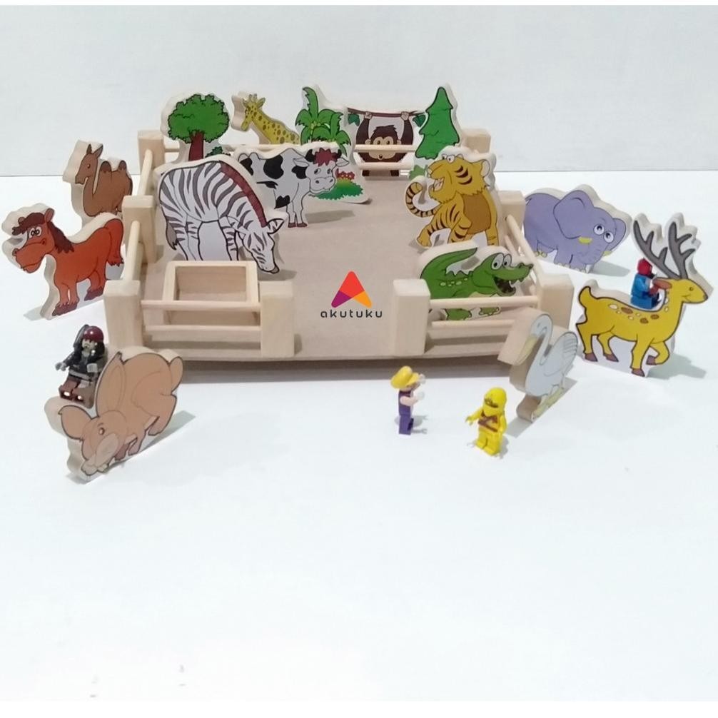 Maket Kebun Binatang Mainan Edukasi Anak