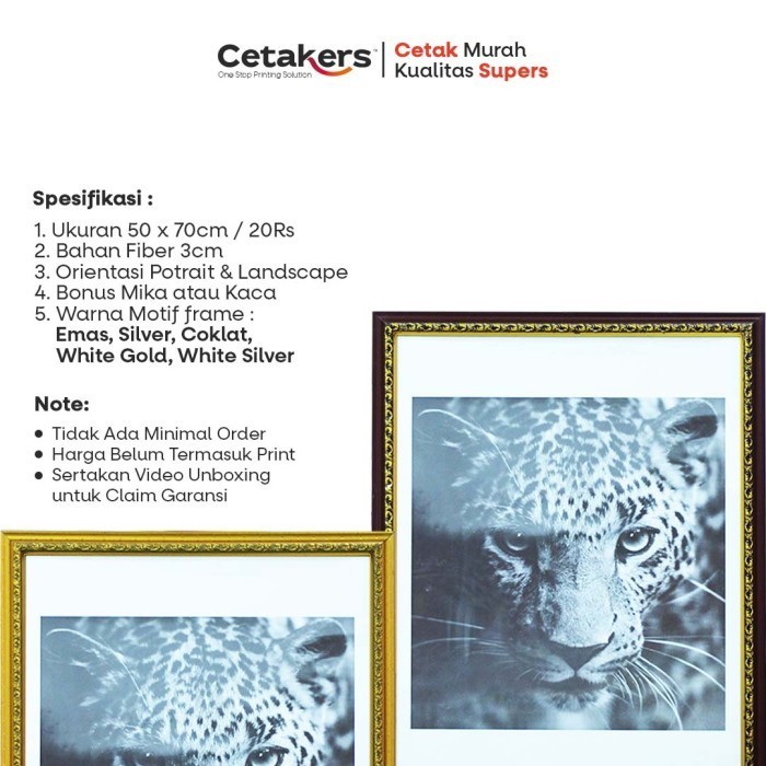 Frame Bingkai Foto 50X70 Minimalis
