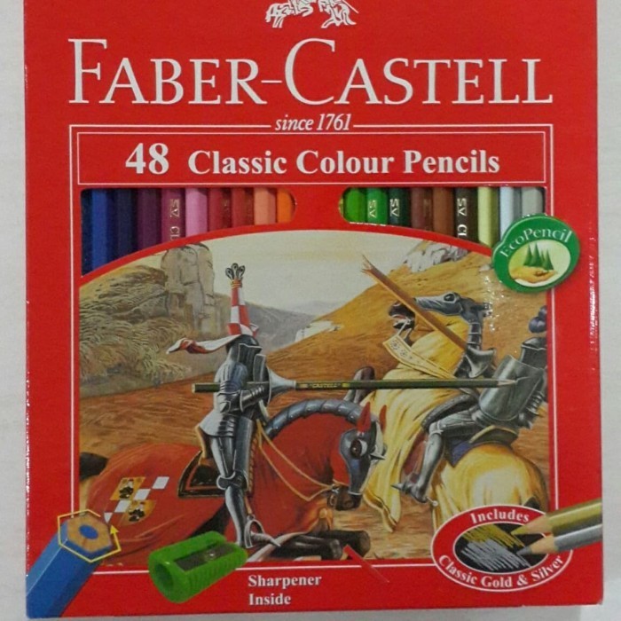 

Pensil Warna Faber Castell 48 Warna Panjang -Anza Wahda