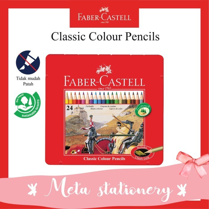 

Pensil Warna Classic Tin 24 -Anza Wahda