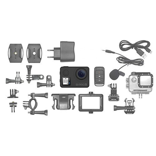 Actioncam Brica Bpro 5 Ae 4K Mark Iiis - Ae3S - Black - Free Tshirt