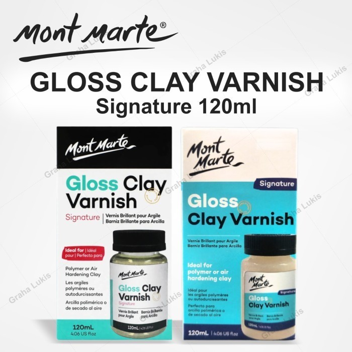 

Mont Marte Clay Varnish Gloss 120Ml -Anza Wahda