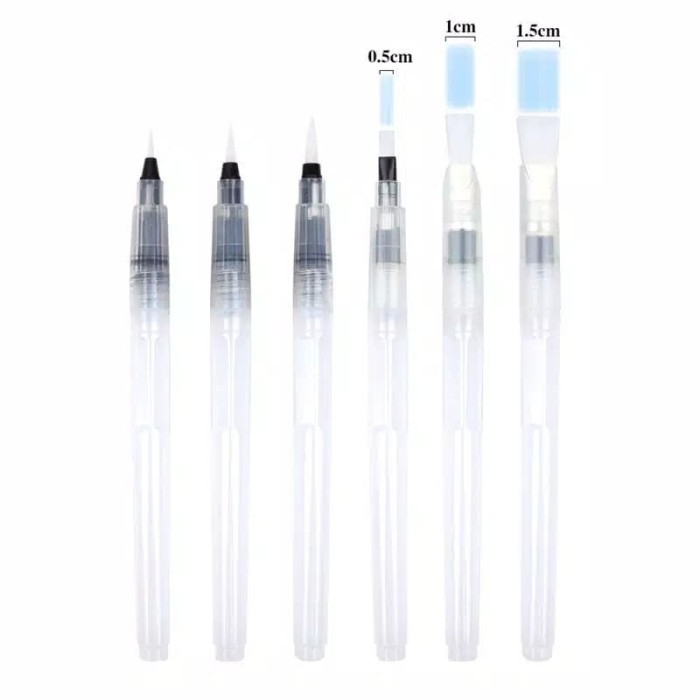 

Paint Brush Water Color Paint Brush Set Kuas Lukis Cat Air -Anza Wahda