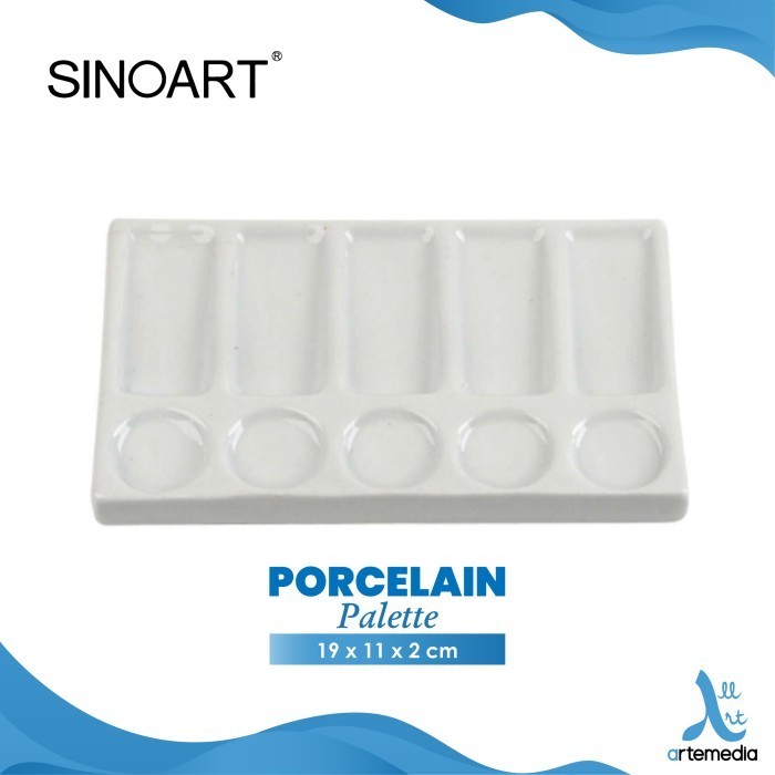 

Palet Lukis Sinoart 19X11Cm Porcelain Palette -Anza Wahda