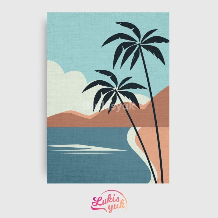 

Diy Painting Kit - Beach Series - Paint Kit -Anza Wahda