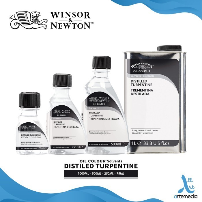 

Pelarut Winsor & Newton Distilled Turpentine Solvent Oil Painting -Anza Wahda