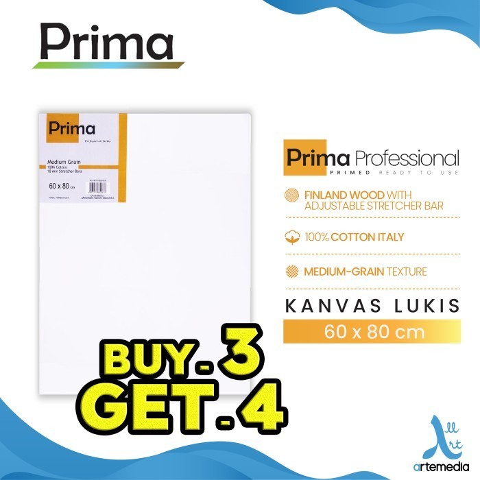 

Kanvas Lukis Prima Professional 60X80Cm Cotton Canvas -Anza Wahda