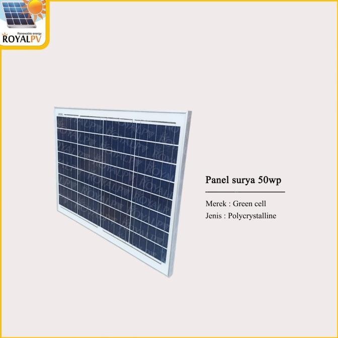 Ready Panel surya 50wp poly, solar panel 50wp solar poly, cell 50wp poly