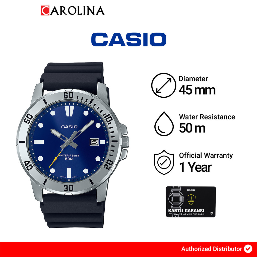 Jam Tangan CASIO MTP-VD01-2E Pria