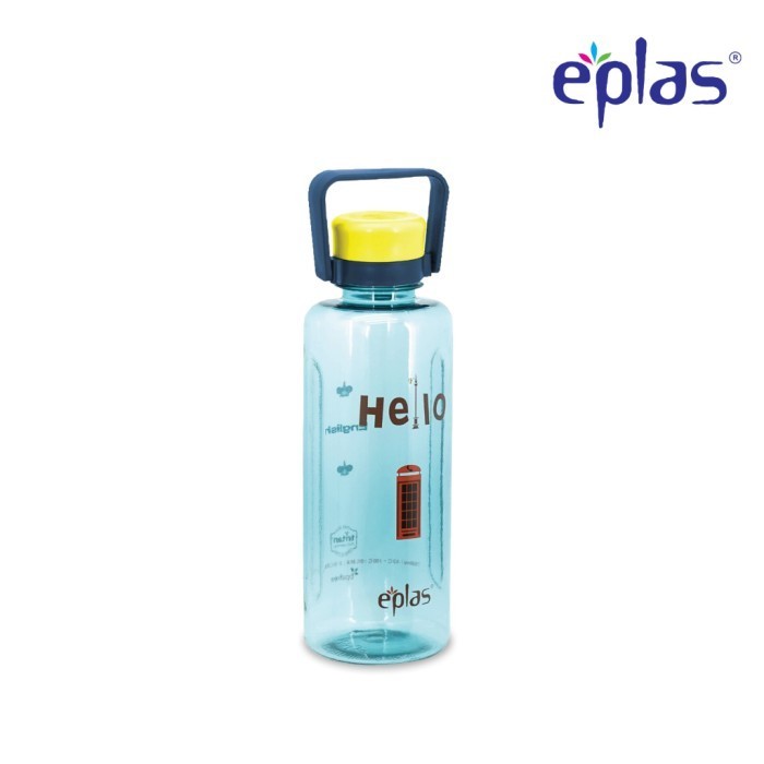 Eplas Botol Minum Prem Tritan (1500Ml) With Handle Bpa Free, Egc-1500