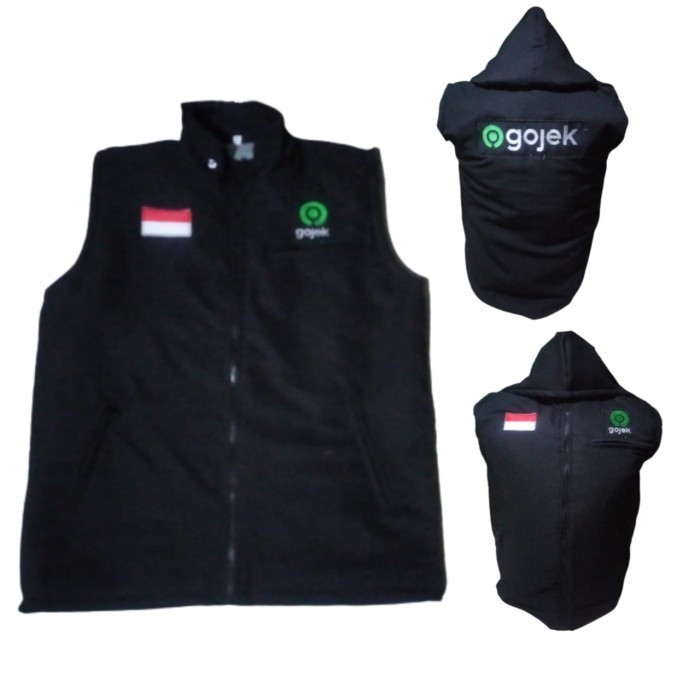 Rompi Gojek Terbaru Logo Bordir