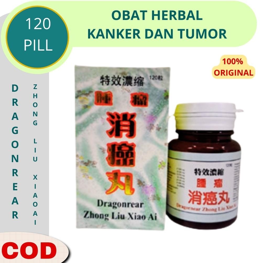 Obat Kanker Benjolan di Leher Tumor Gondok Kelenjar getah Bening Herbal Cina Dragonrear Zhong Liu Xi