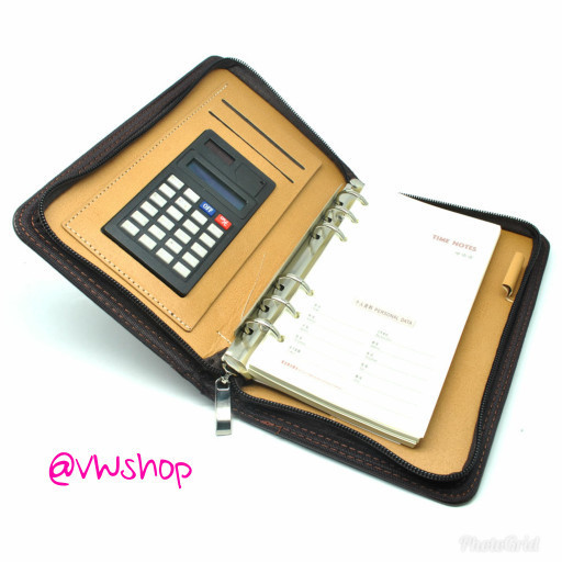 

Buku Tulis Jurnal Agenda Map Binder Catatan Kerja Note Book