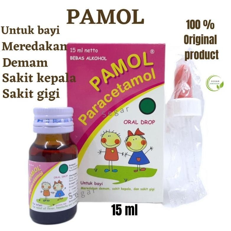 Pamol Paracetamol Drops Untuk Bayi Meredakan Demam Sakit Kepala dan Sakit Gigi