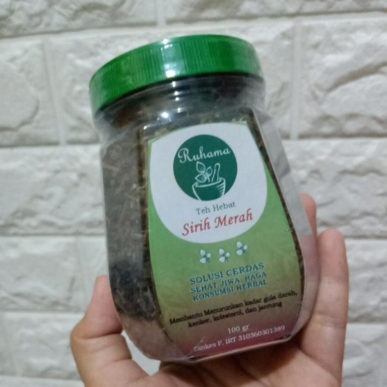 

Ruhama Herbal - Teh Sirih Merah (Botol) kemasan baru