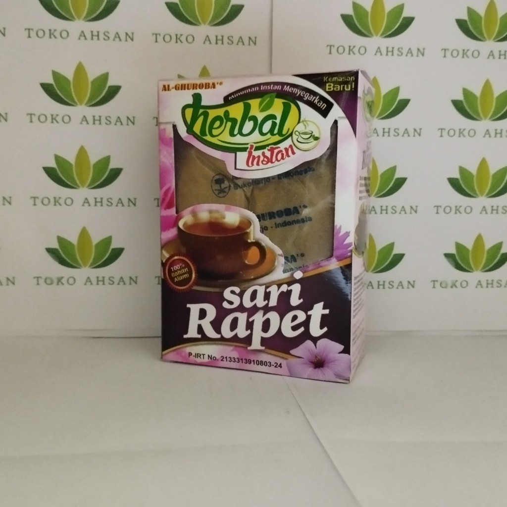 

Instan Sari Rapet Al-Ghuroba' 100% Bahan Alami l Minuman Tradisional Sari Rapet l