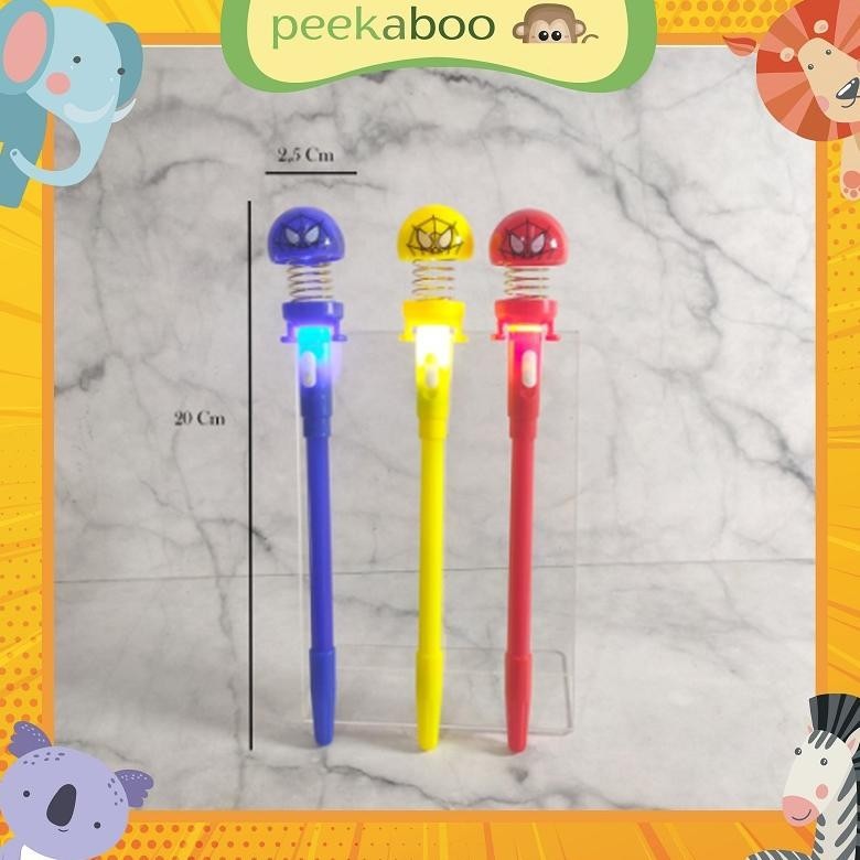 

Termurah 1Pc Pulpen Gel Lampu+Peer / Pulpen Gel Fancy Karakter / Pulpen Anak / Bolpoin Karakter Jaminan Mutu