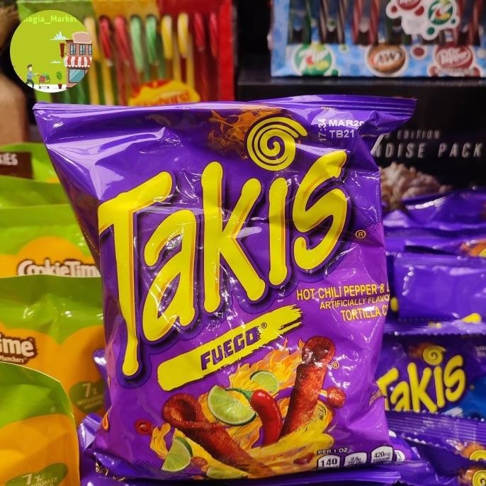 

TERBARU TAKIS FUEGO HOT CHILLI PEPPER TORTILLA CHIPS 3,25 OZ !!!!!