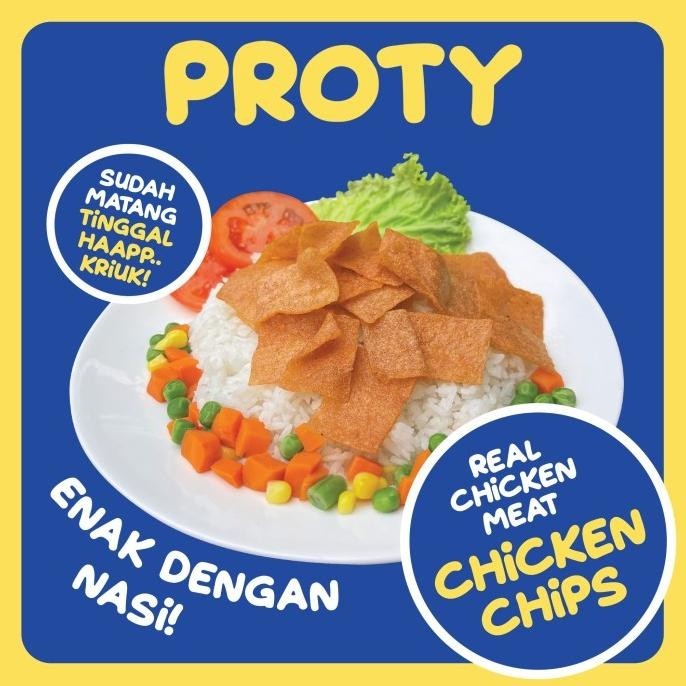 

BIG SALE PROTY ORI(2)+PEDAS(1) SNACK CEMILAN BERPROTEIN TINGGI CHICKEN CHIPS !!!!!