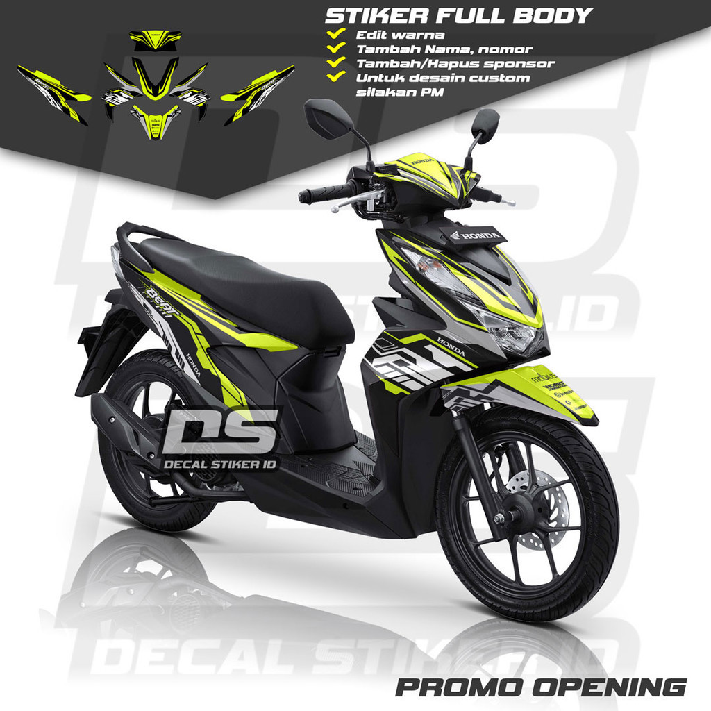 Decal Beat Deluxe Full Body Keren Stiker Beat New Full Body Keren Striping Beat New Terbaru Decal Be